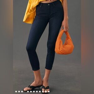 Paige Skyline Skinny Crop Denim Jeans